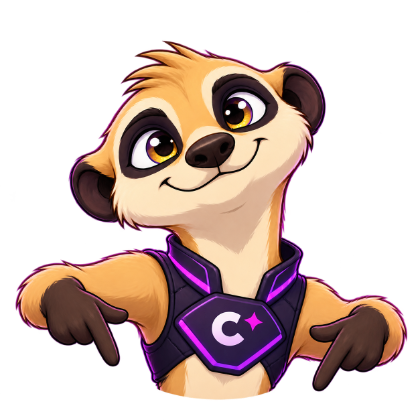 CopyKat mascot pointing at the two options below